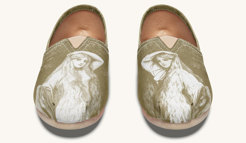 She Watched the Bones Sink Casual Shoes - Jaded Lament