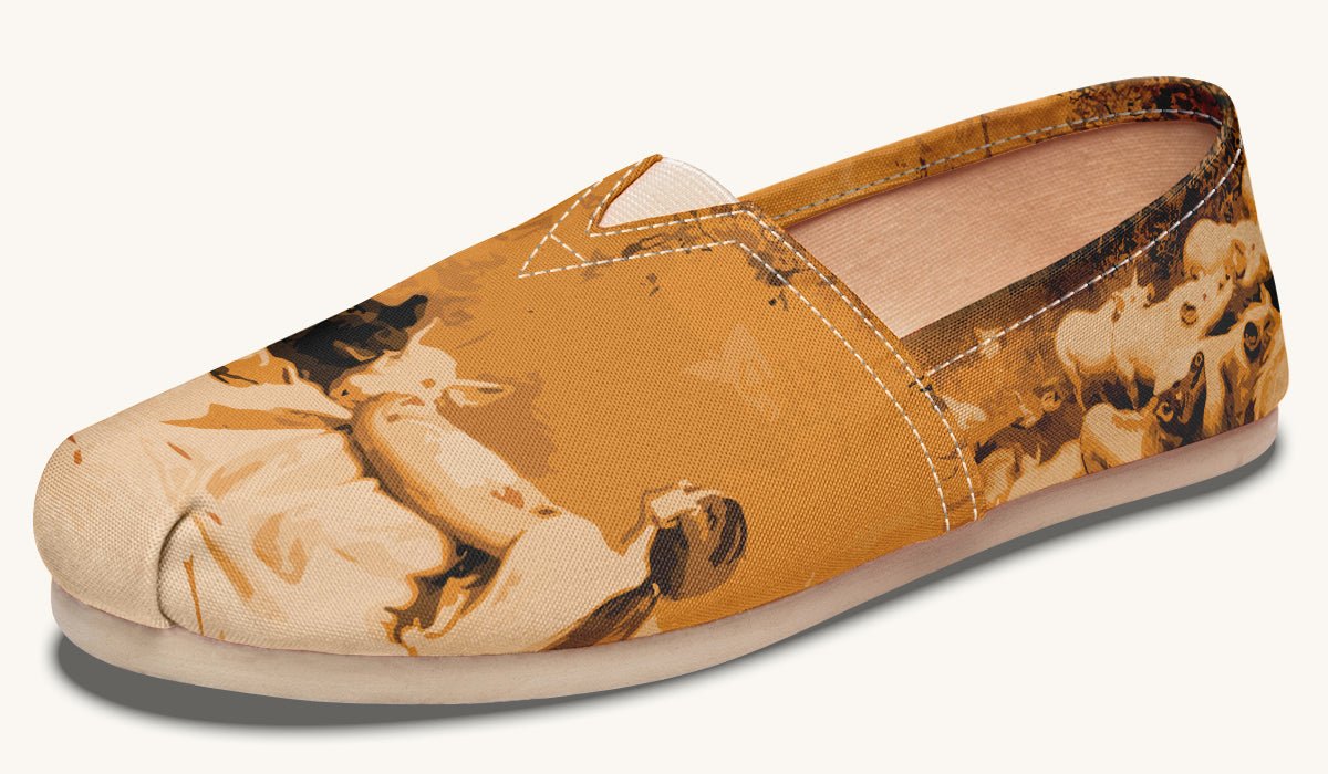 Swine Eyed And Listening To Circe Casual Shoes - Jaded Lament