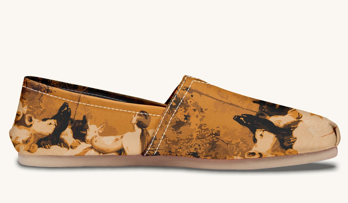 Swine Eyed And Listening To Circe Casual Shoes - Jaded Lament