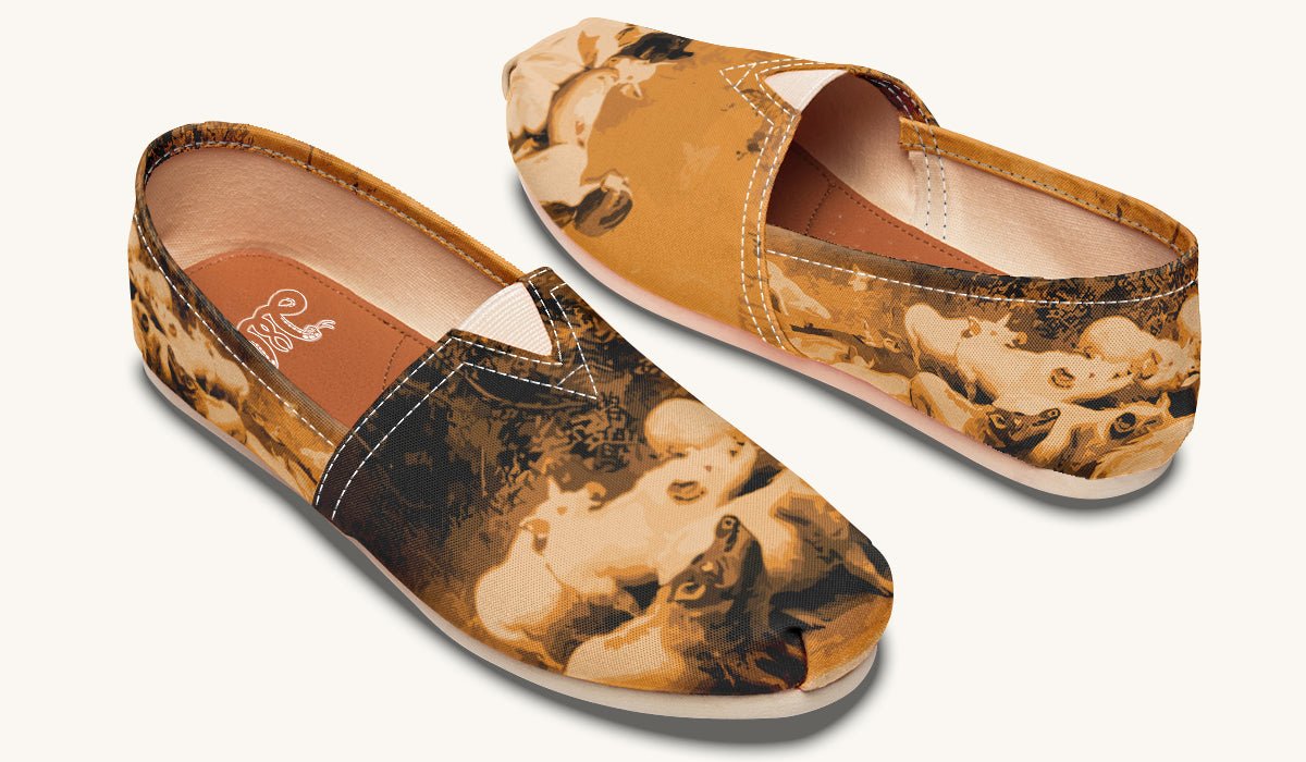 Swine Eyed And Listening To Circe Casual Shoes - Jaded Lament