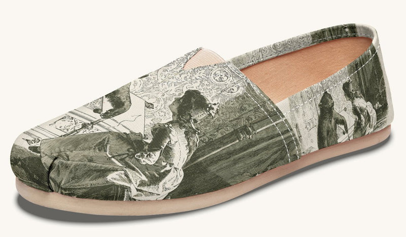 The Bear Shall Be Thy Choice (Pink) Casual Shoes - Jaded Lament