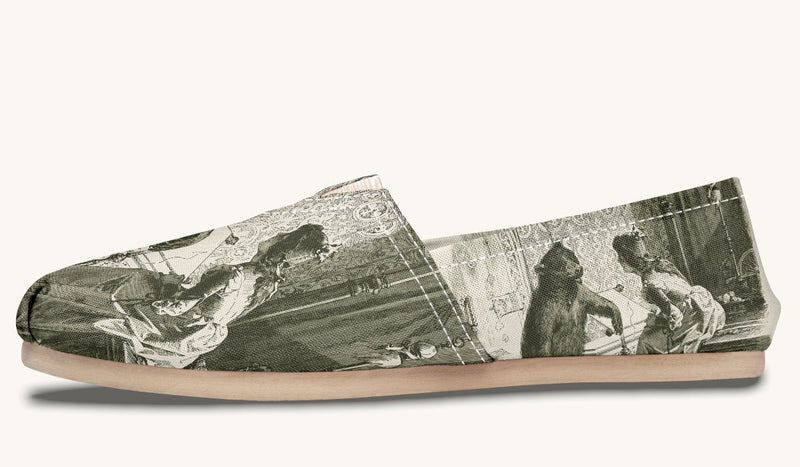 The Bear Shall Be Thy Choice (Pink) Casual Shoes - Jaded Lament