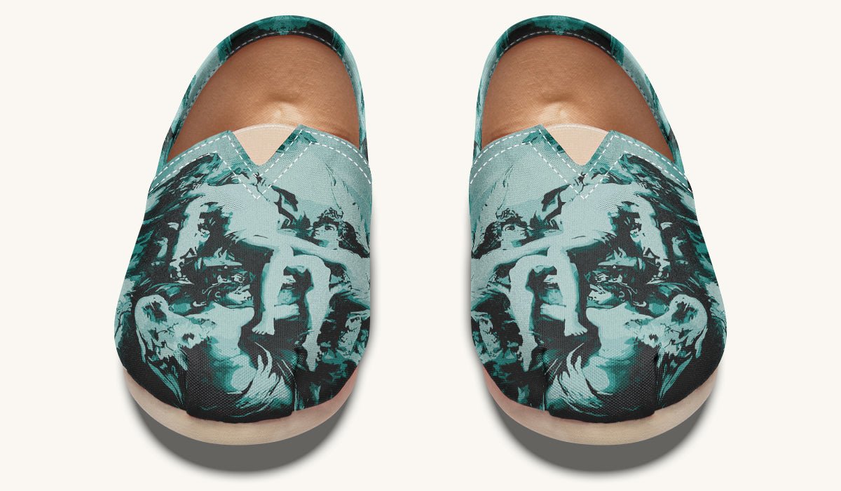 The Gods Bore Him Away Casual Shoes - Jaded Lament