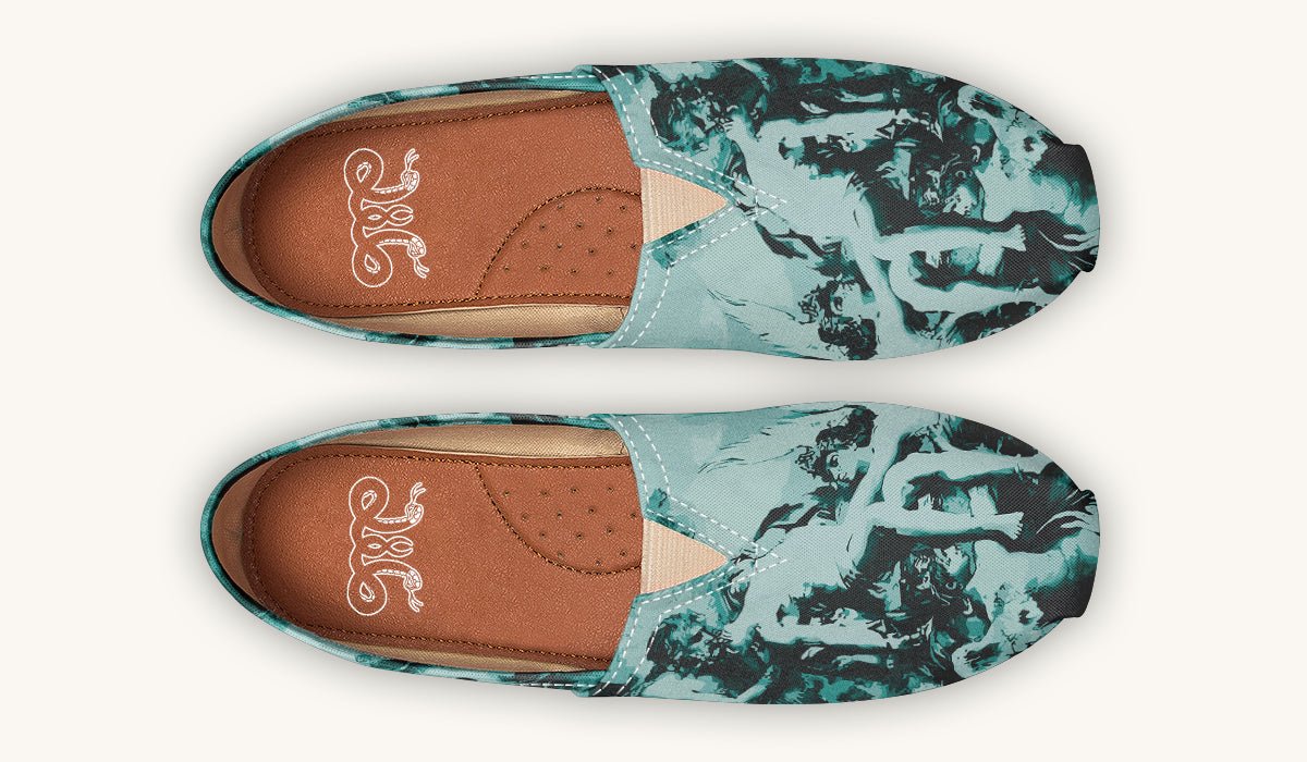 The Gods Bore Him Away Casual Shoes - Jaded Lament