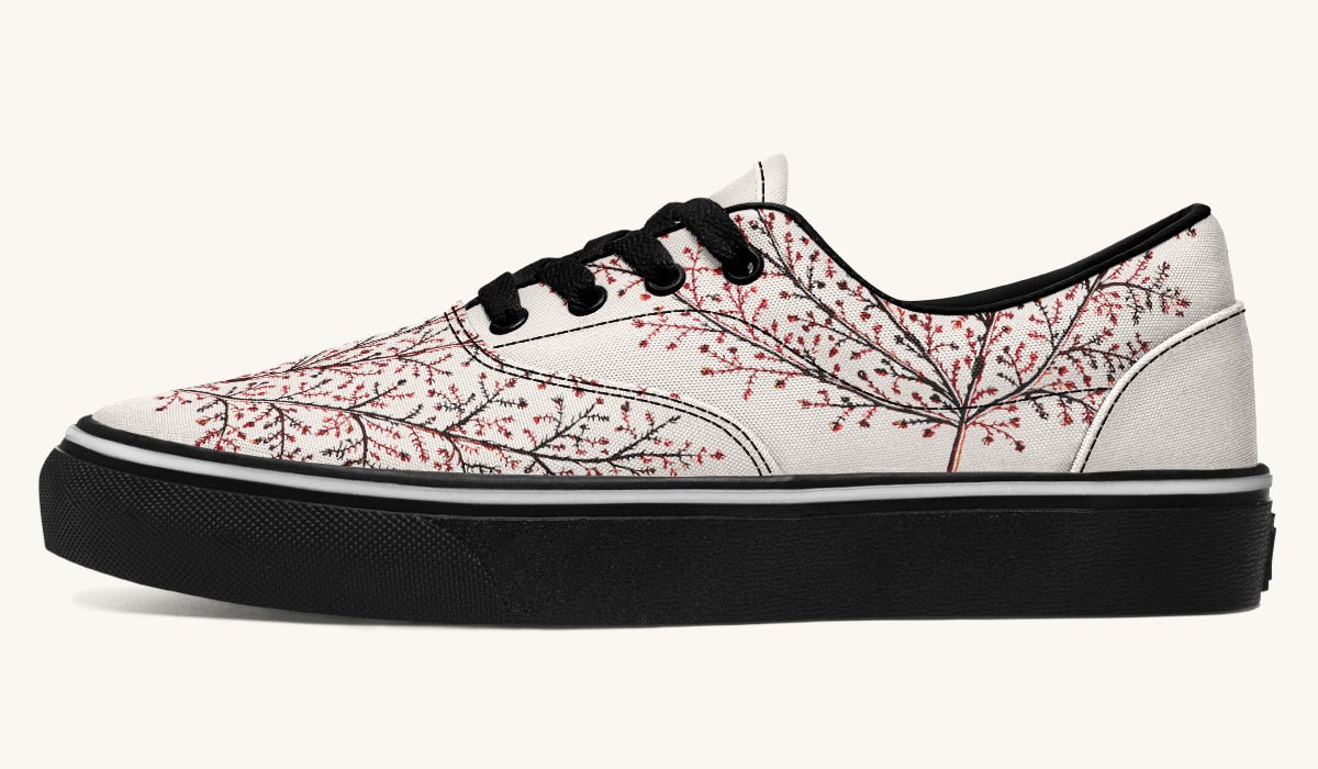 A Delicate Breath Red Classic Shoes - Jaded Lament