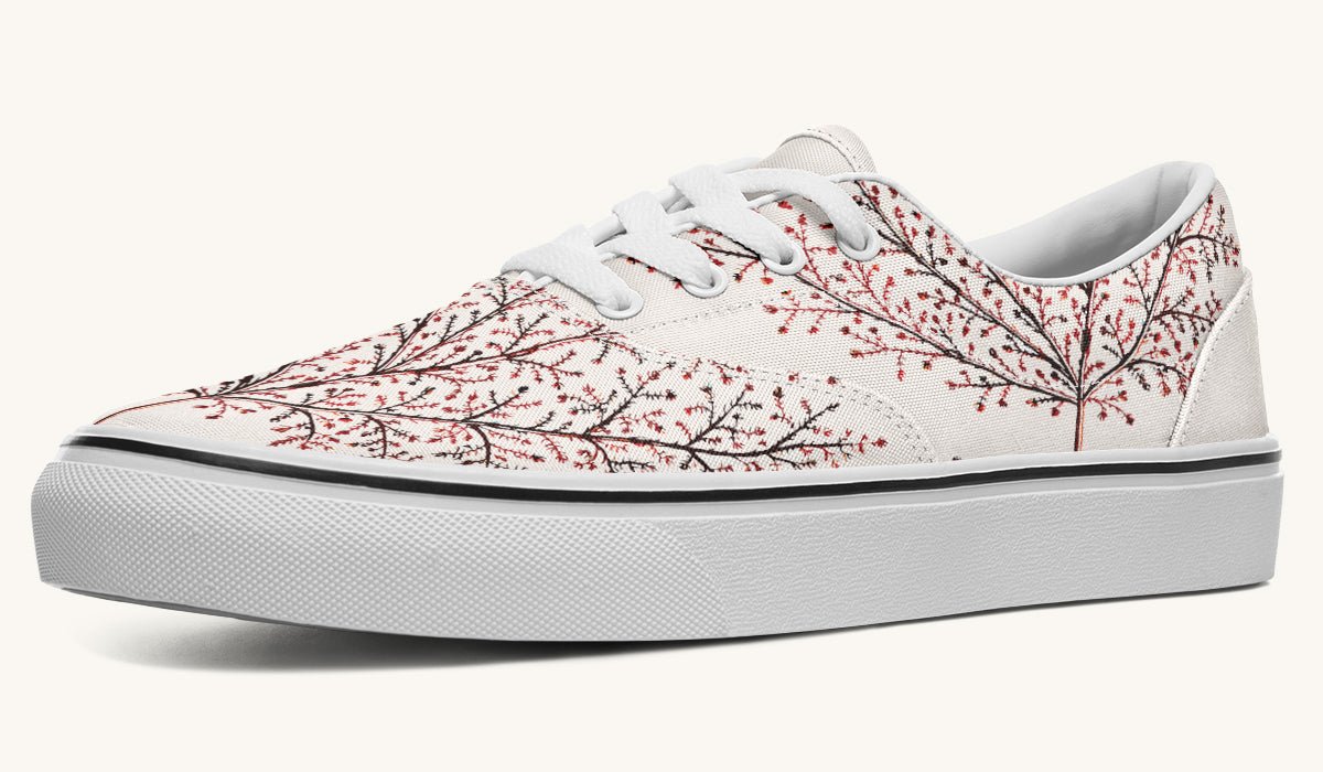 A Delicate Breath Red Classic Shoes - Jaded Lament