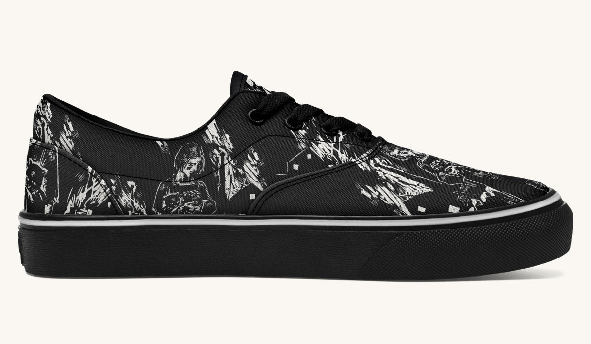 After The Fire Survival Is Defiance Classic Shoes - Jaded Lament