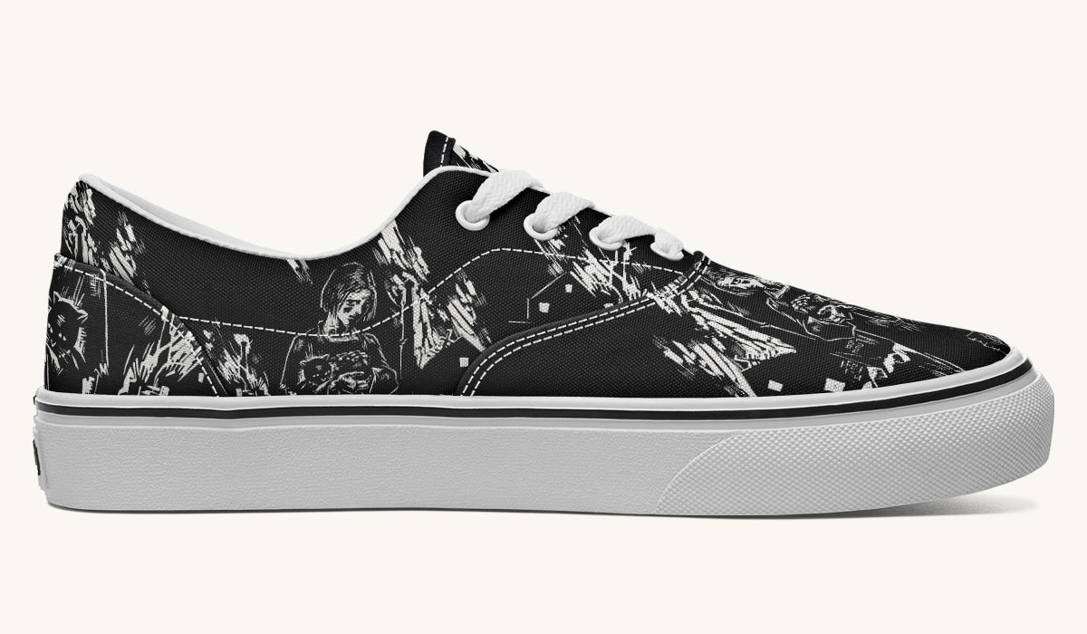 After The Fire Survival Is Defiance Classic Shoes - Jaded Lament