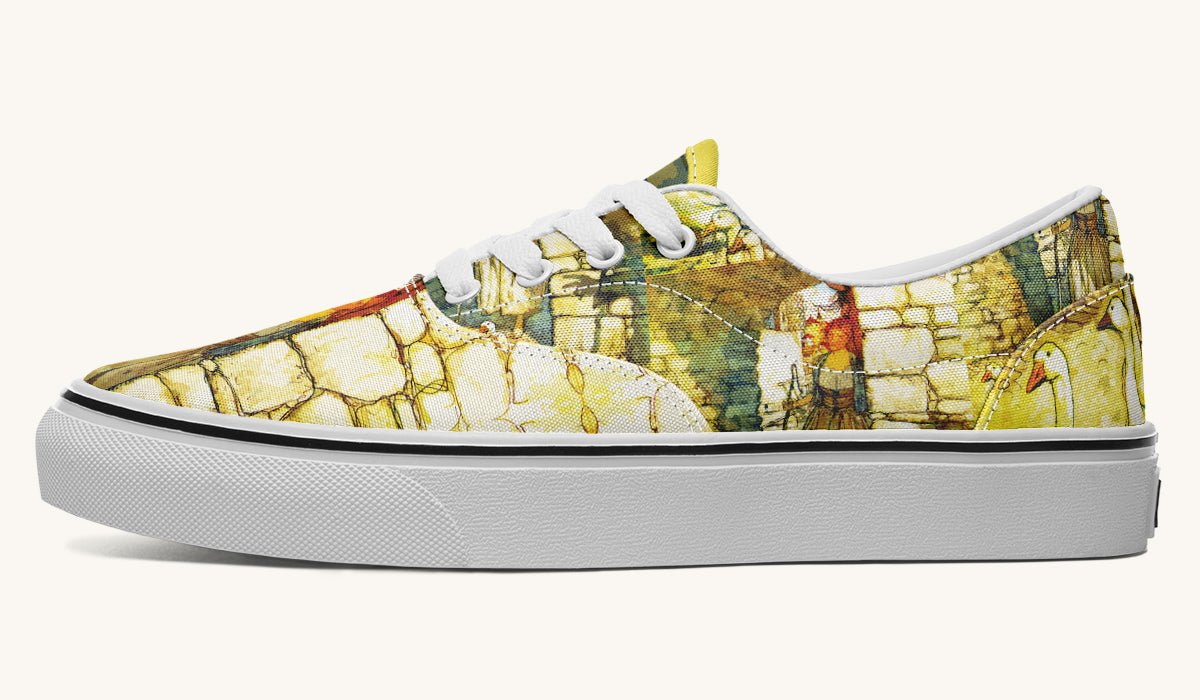 Alas Dear Goose Girl Classic Shoes - Jaded Lament