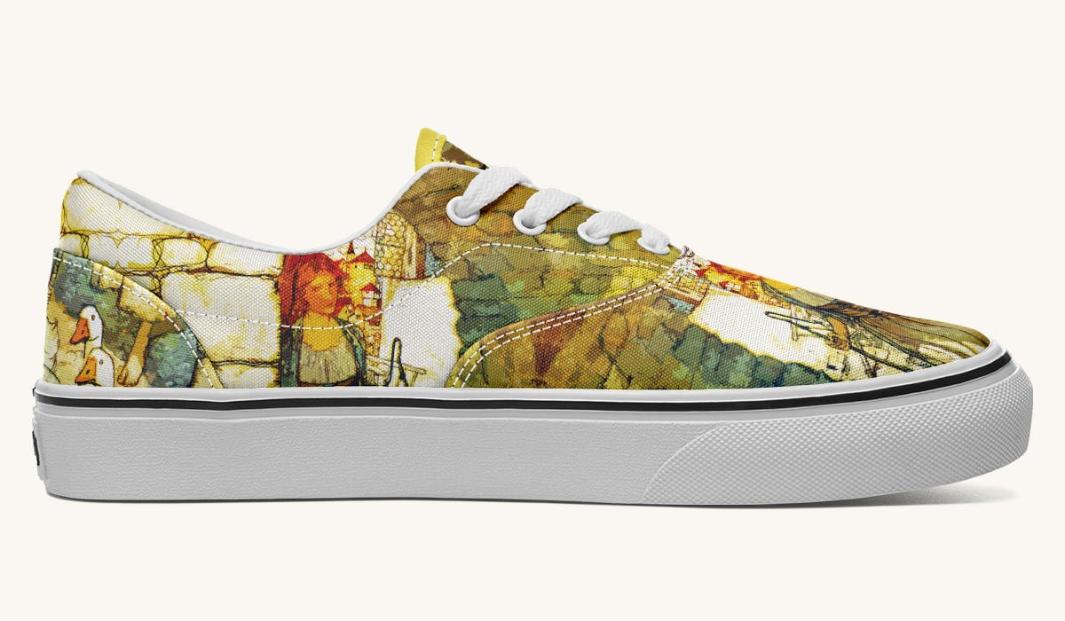 Alas Dear Goose Girl Classic Shoes - Jaded Lament