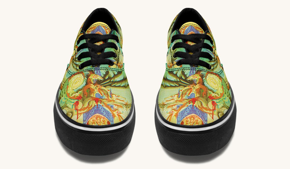 Before The Dragon Broke The Sky Classic Shoes - Jaded Lament