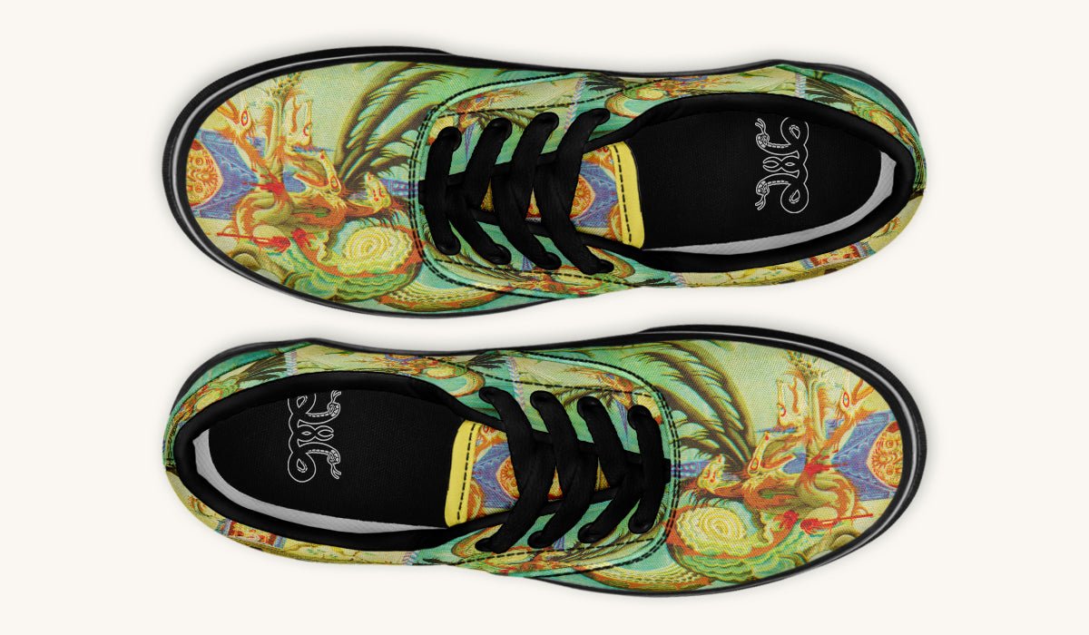 Before The Dragon Broke The Sky Classic Shoes - Jaded Lament