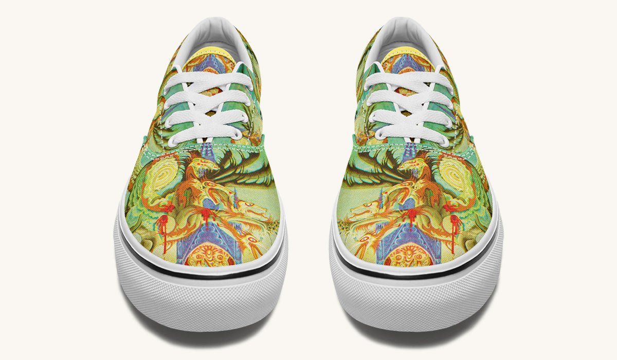 Before The Dragon Broke The Sky Classic Shoes - Jaded Lament
