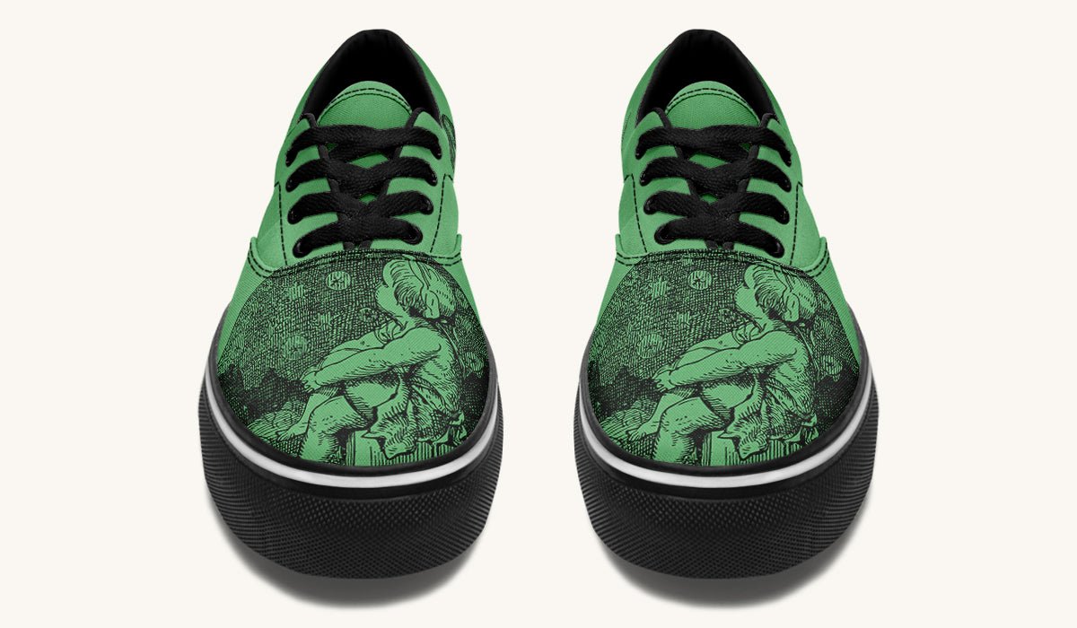 Beneath The Green Silence Classic Shoes - Jaded Lament