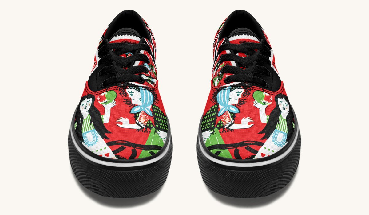 Beneath The Red Canopy Classic Shoes - Jaded Lament