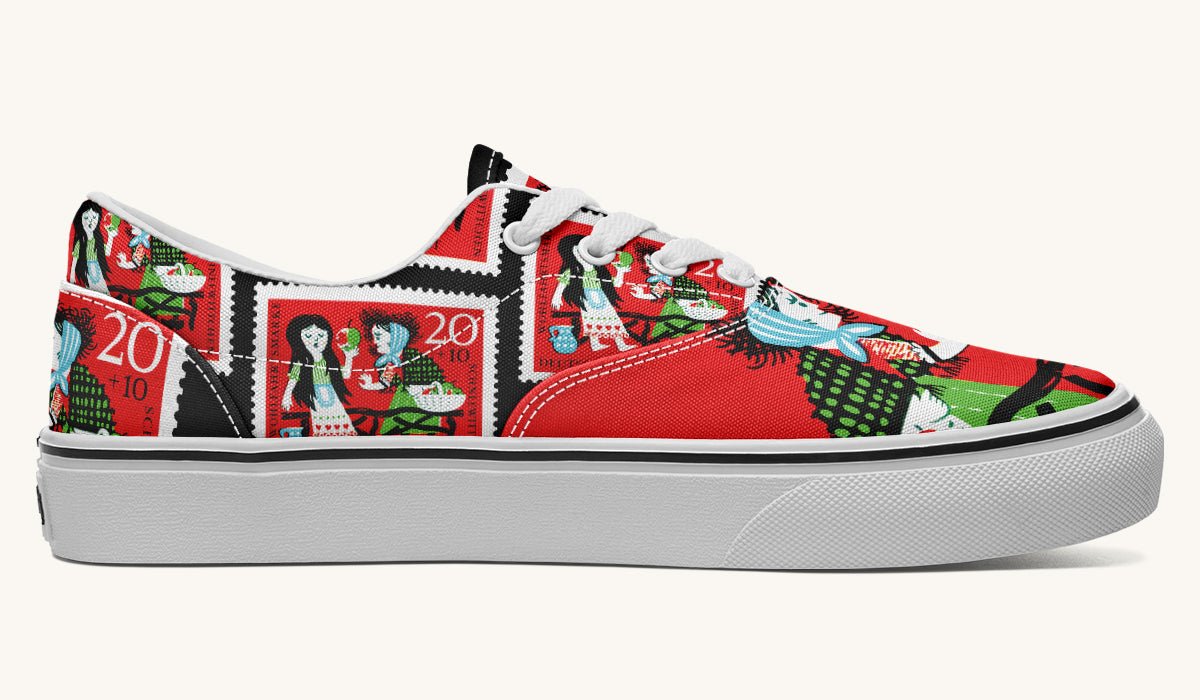 Beneath The Red Canopy Classic Shoes - Jaded Lament