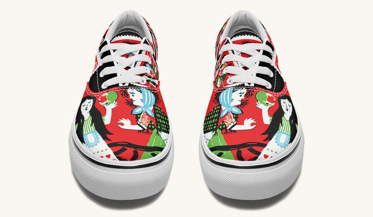 Beneath The Red Canopy Classic Shoes - Jaded Lament