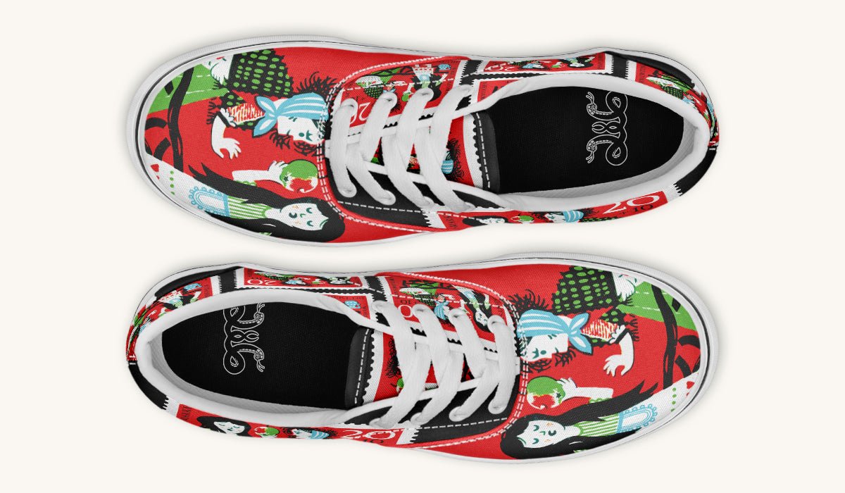 Beneath The Red Canopy Classic Shoes - Jaded Lament