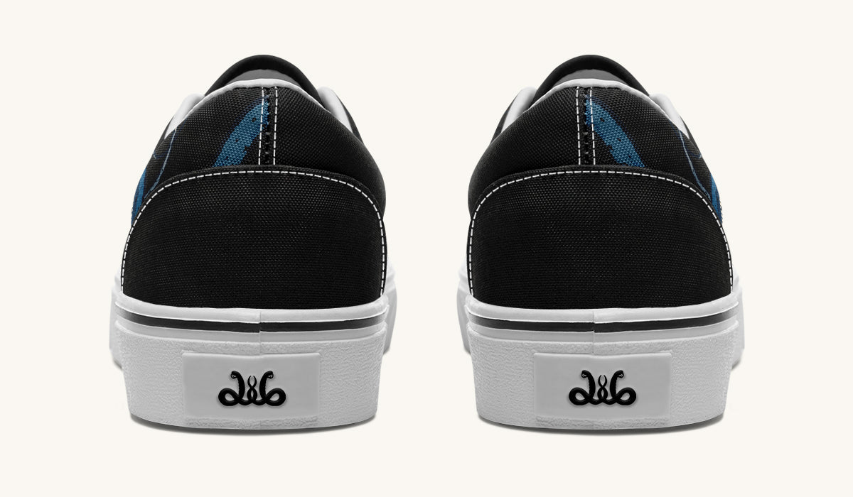 Blue Snake Black Classic Shoes - Jaded Lament