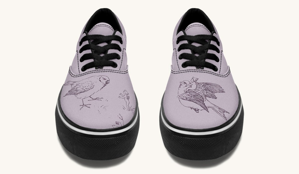 Feather And Cloud Classic Shoes - Jaded Lament