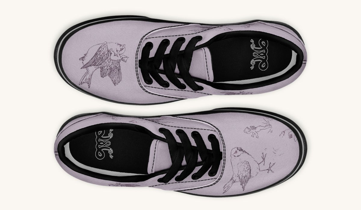 Feather And Cloud Classic Shoes - Jaded Lament