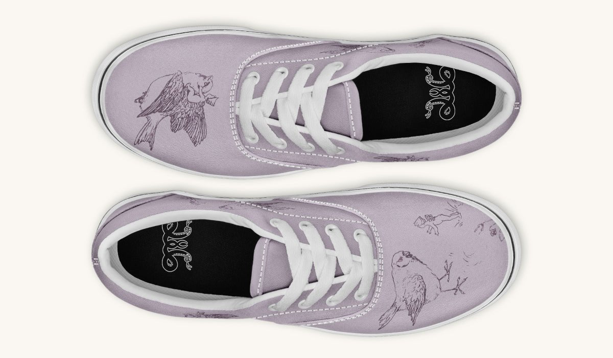 Feather And Cloud Classic Shoes - Jaded Lament