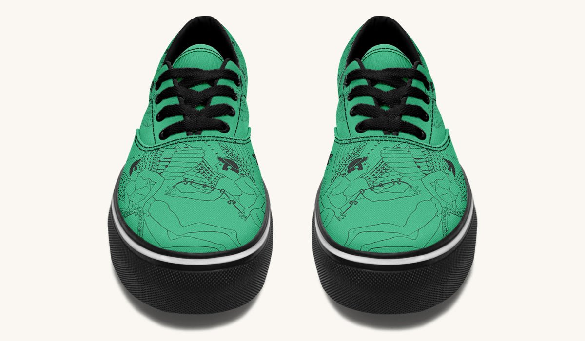 Love Gods In Flight Classic Shoes - Jaded Lament