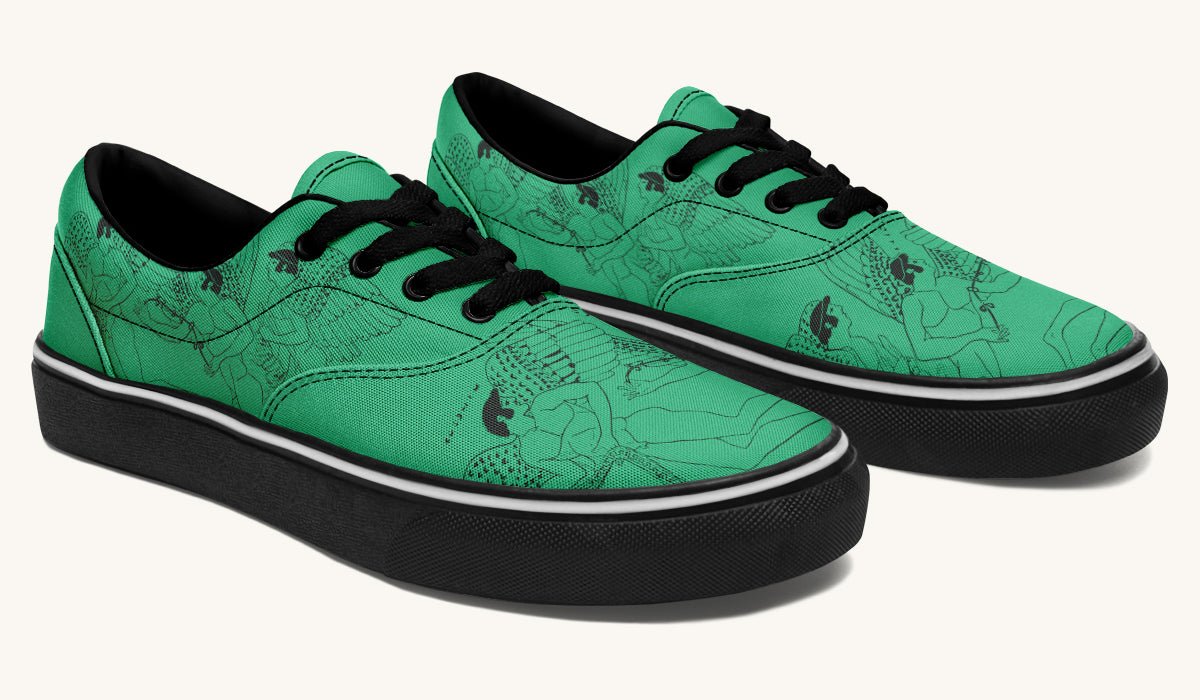 Love Gods In Flight Classic Shoes - Jaded Lament