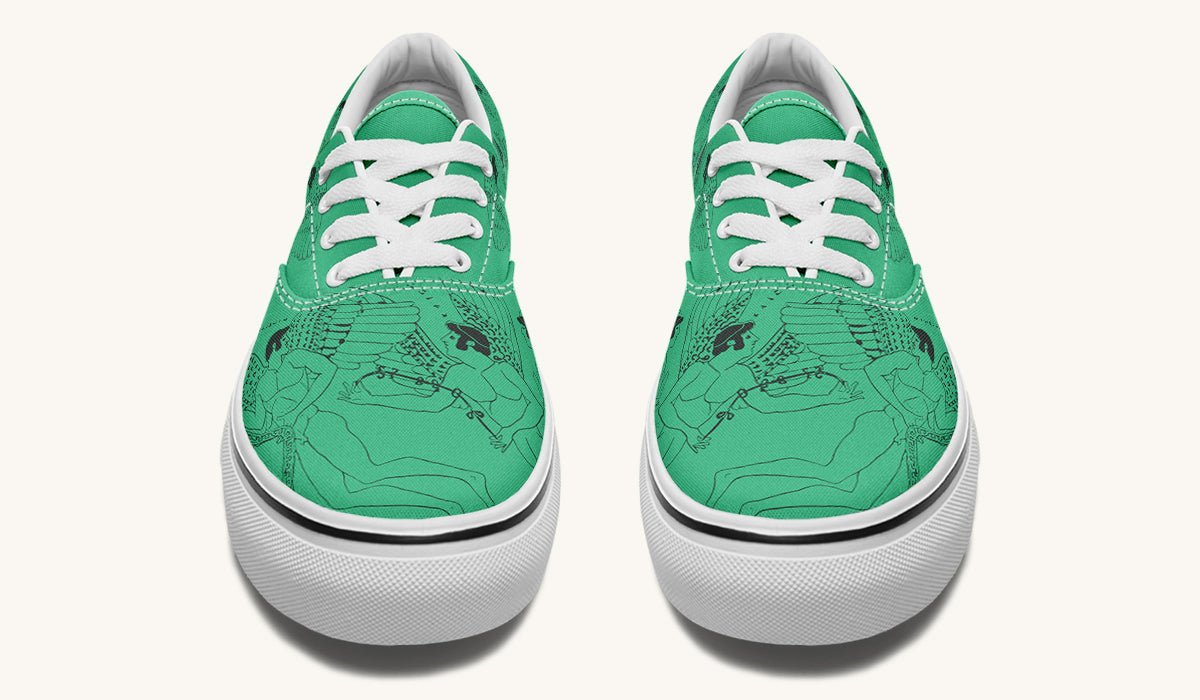 Love Gods In Flight Classic Shoes - Jaded Lament