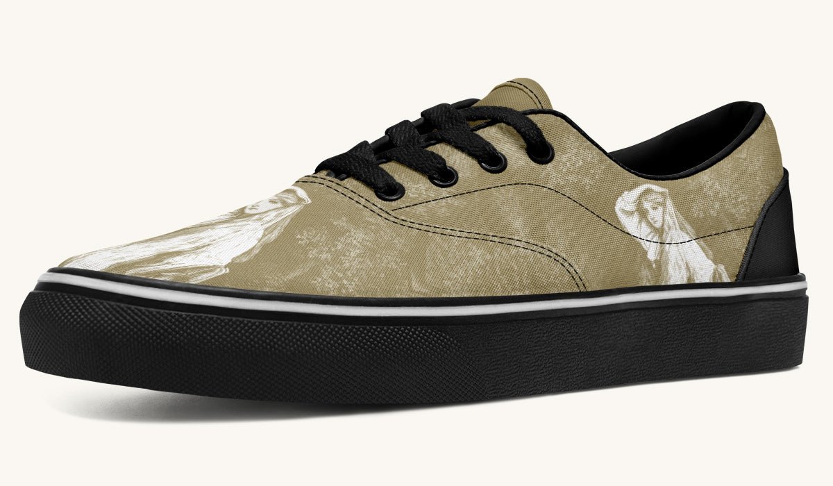 She Watched The Bones Sink Yellow Classic Shoes - Jaded Lament