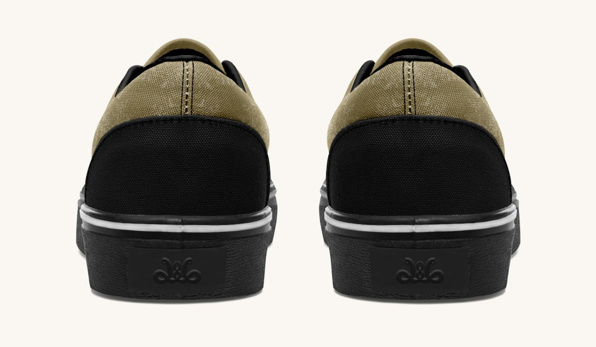 She Watched The Bones Sink Yellow Classic Shoes - Jaded Lament