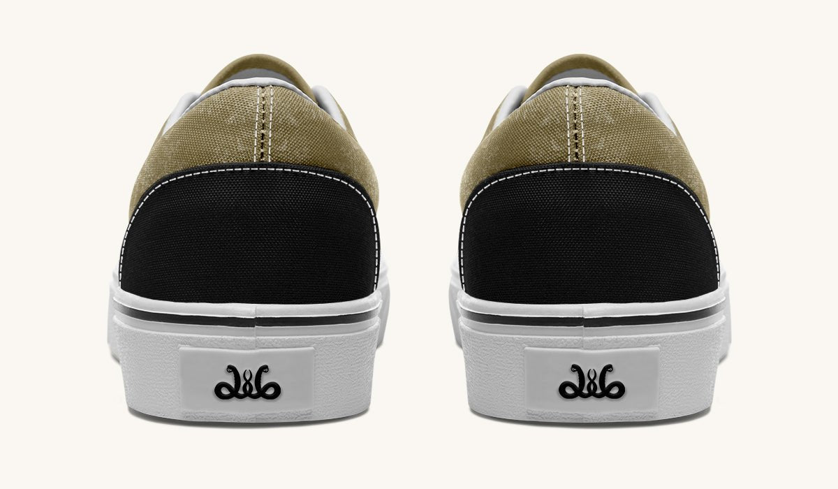 She Watched The Bones Sink Yellow Classic Shoes - Jaded Lament