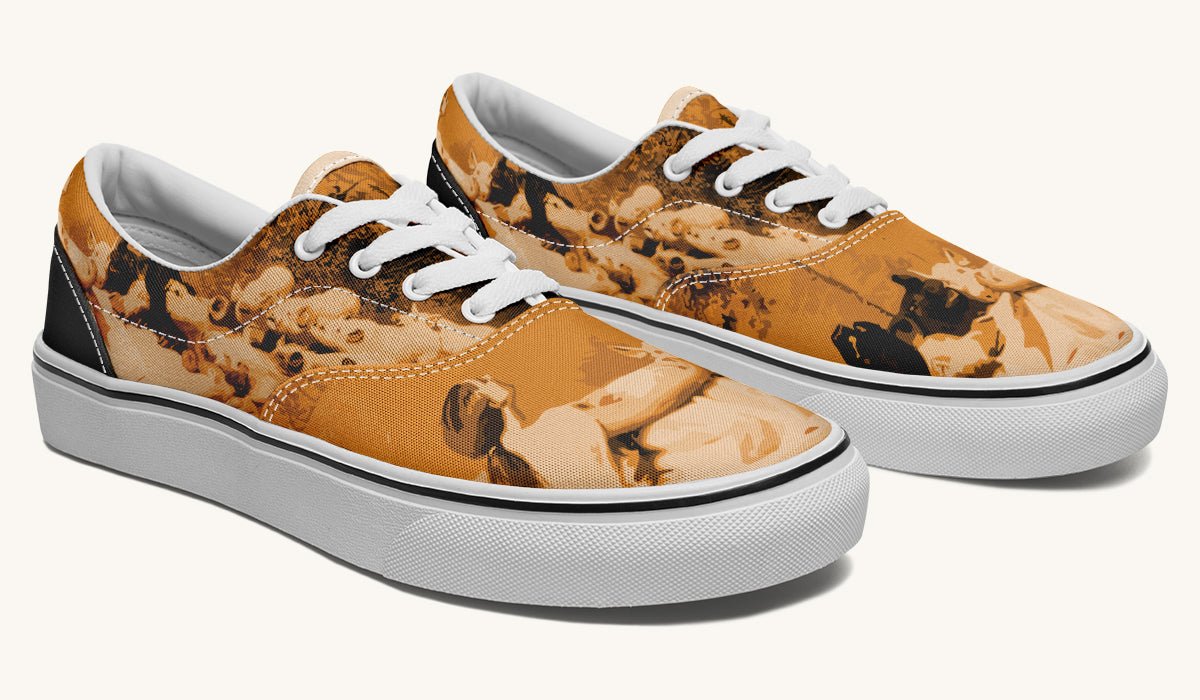 Swine Eyed And Listening To Circe Classic Shoes - Jaded Lament