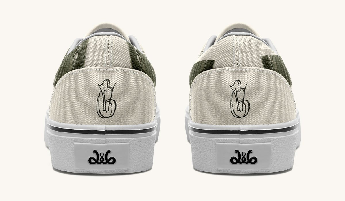 The Bear Shall Be Thy Choice Cream Classic Shoes - Jaded Lament