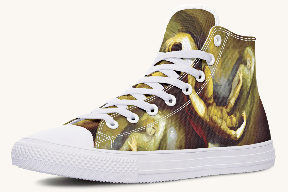 Achilles Weeps for Patroclus Hightops - Jaded Lament