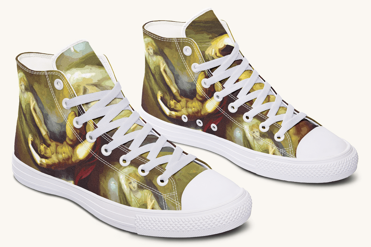Achilles Weeps for Patroclus Hightops - Jaded Lament