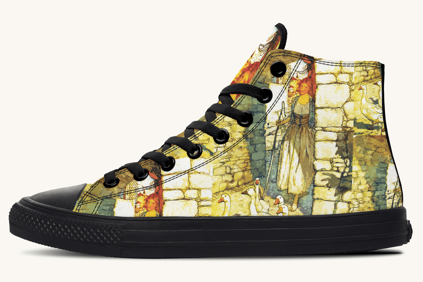 Alas Dear Goose Girl Hightops - Jaded Lament