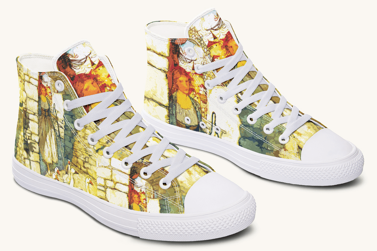 Alas Dear Goose Girl Hightops - Jaded Lament