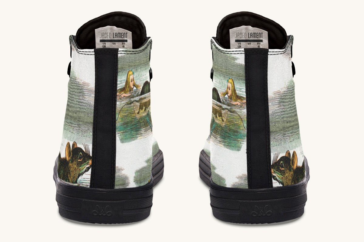 Alice in Wonderland's Pool of Tears Hightops - Jaded Lament