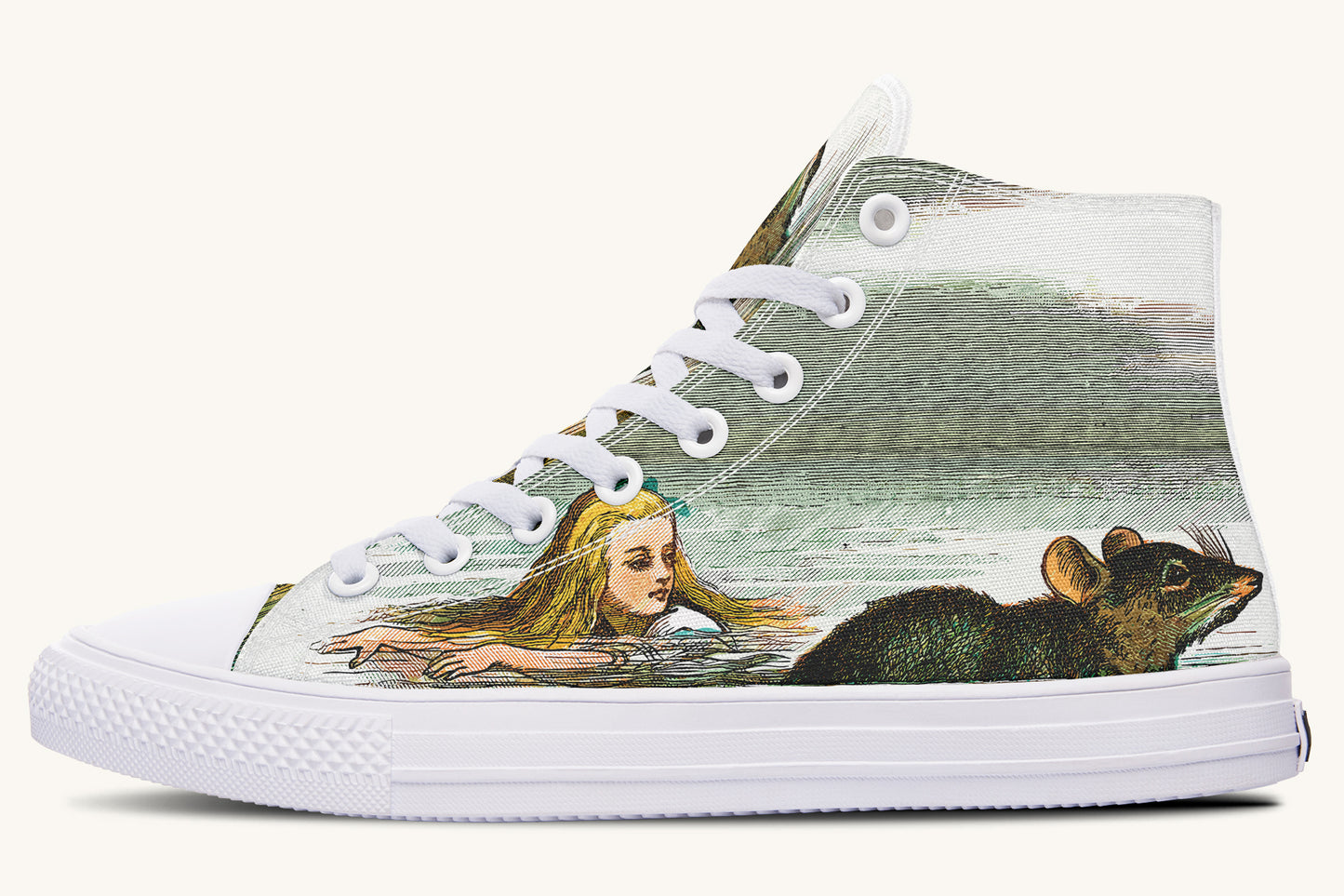 Alice in Wonderland's Pool of Tears Hightops - Jaded Lament