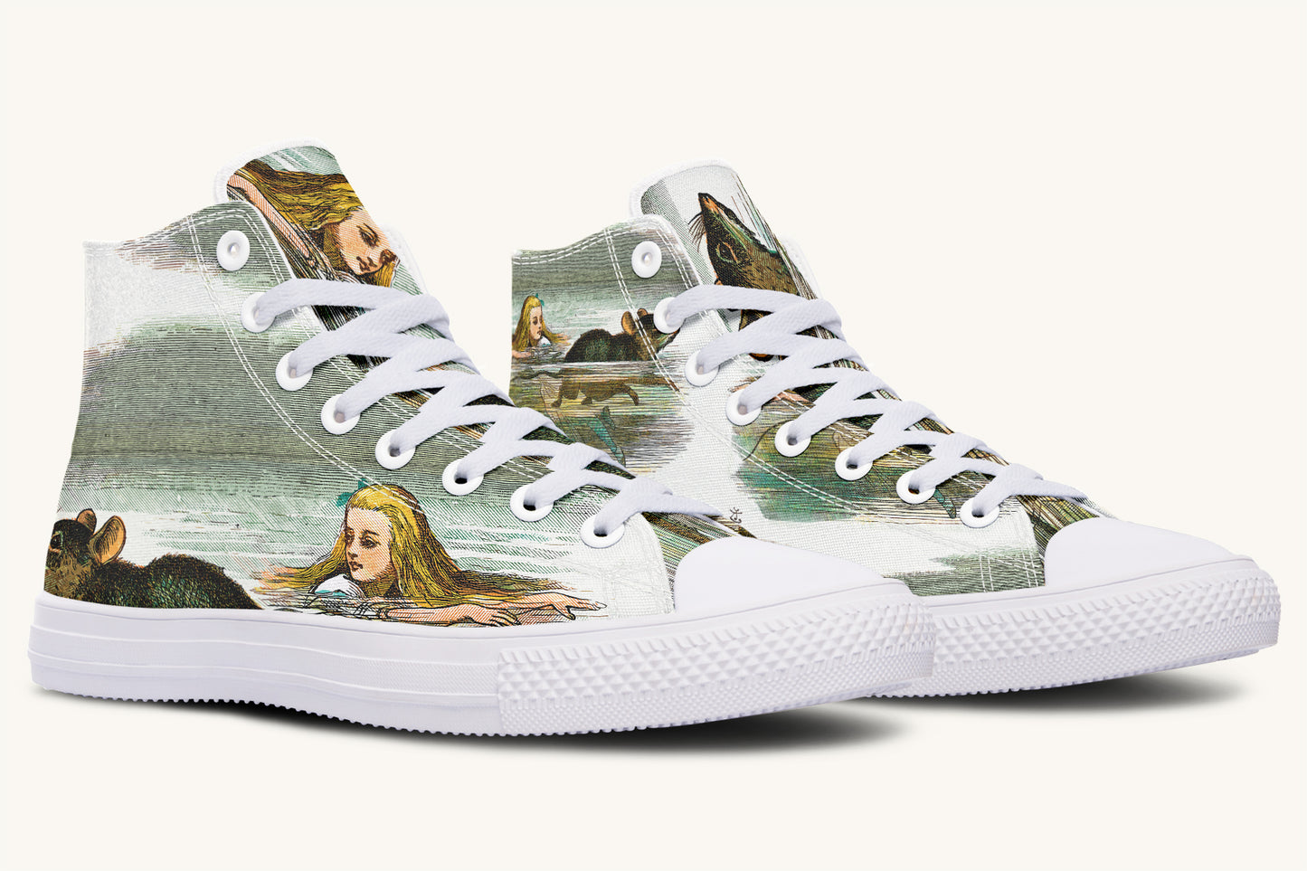 Alice in Wonderland's Pool of Tears Hightops - Jaded Lament