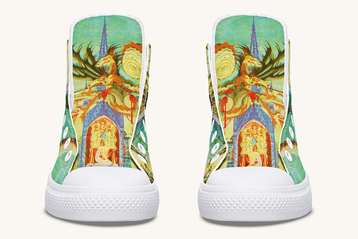 Before The Dragon Broke The Sky Hightops - Jaded Lament