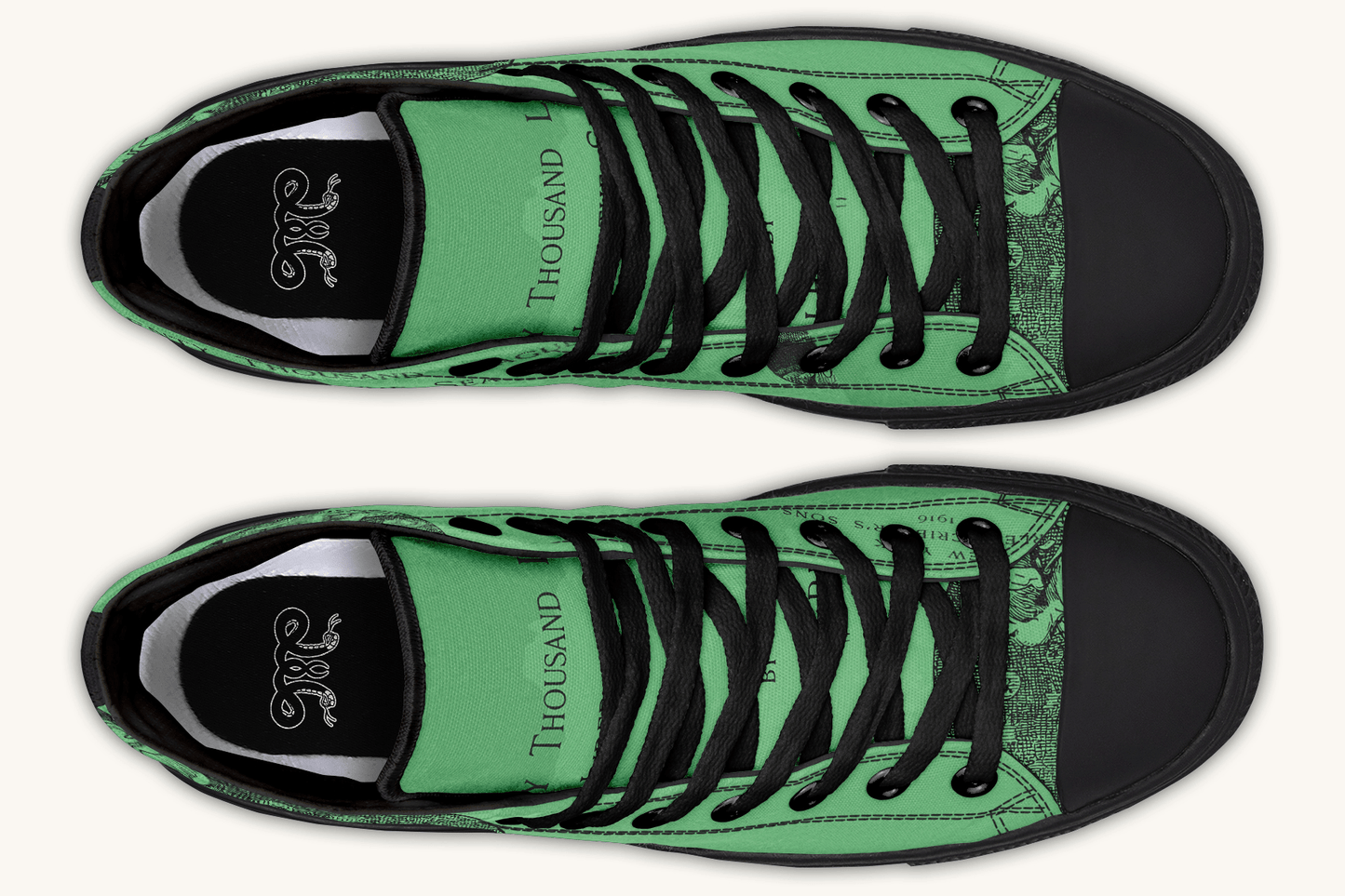 Beneath The Green Silence Hightops - Jaded Lament