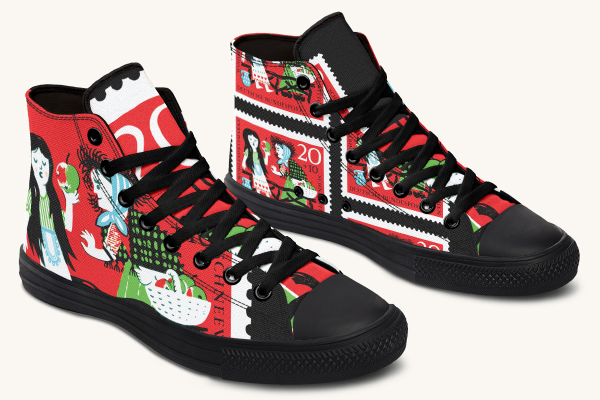 Beneath The Red Canopy Hightops - Jaded Lament