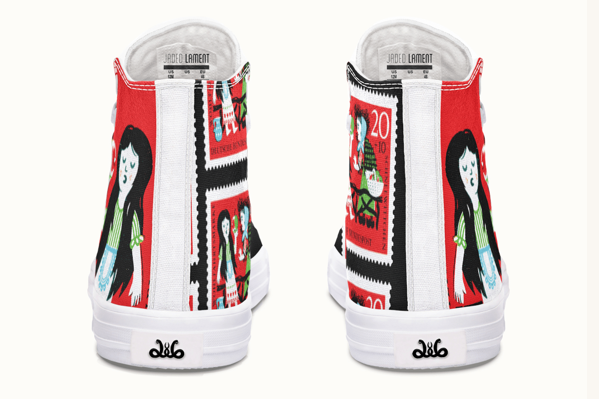 Beneath The Red Canopy Hightops - Jaded Lament