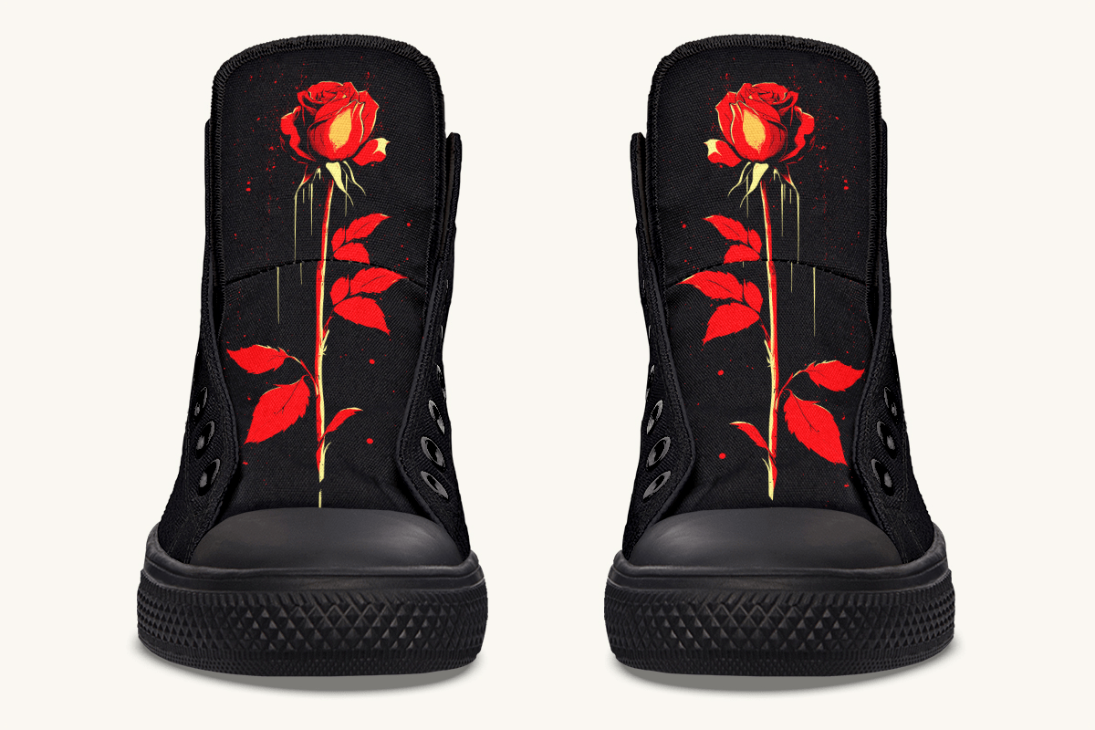 Bleeding Rose Hightops - Jaded Lament
