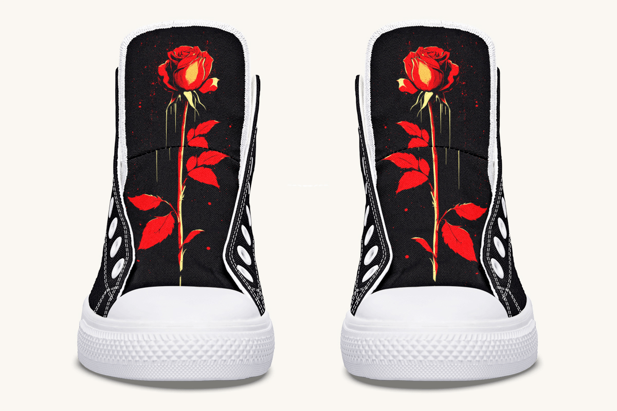 Bleeding Rose Hightops - Jaded Lament
