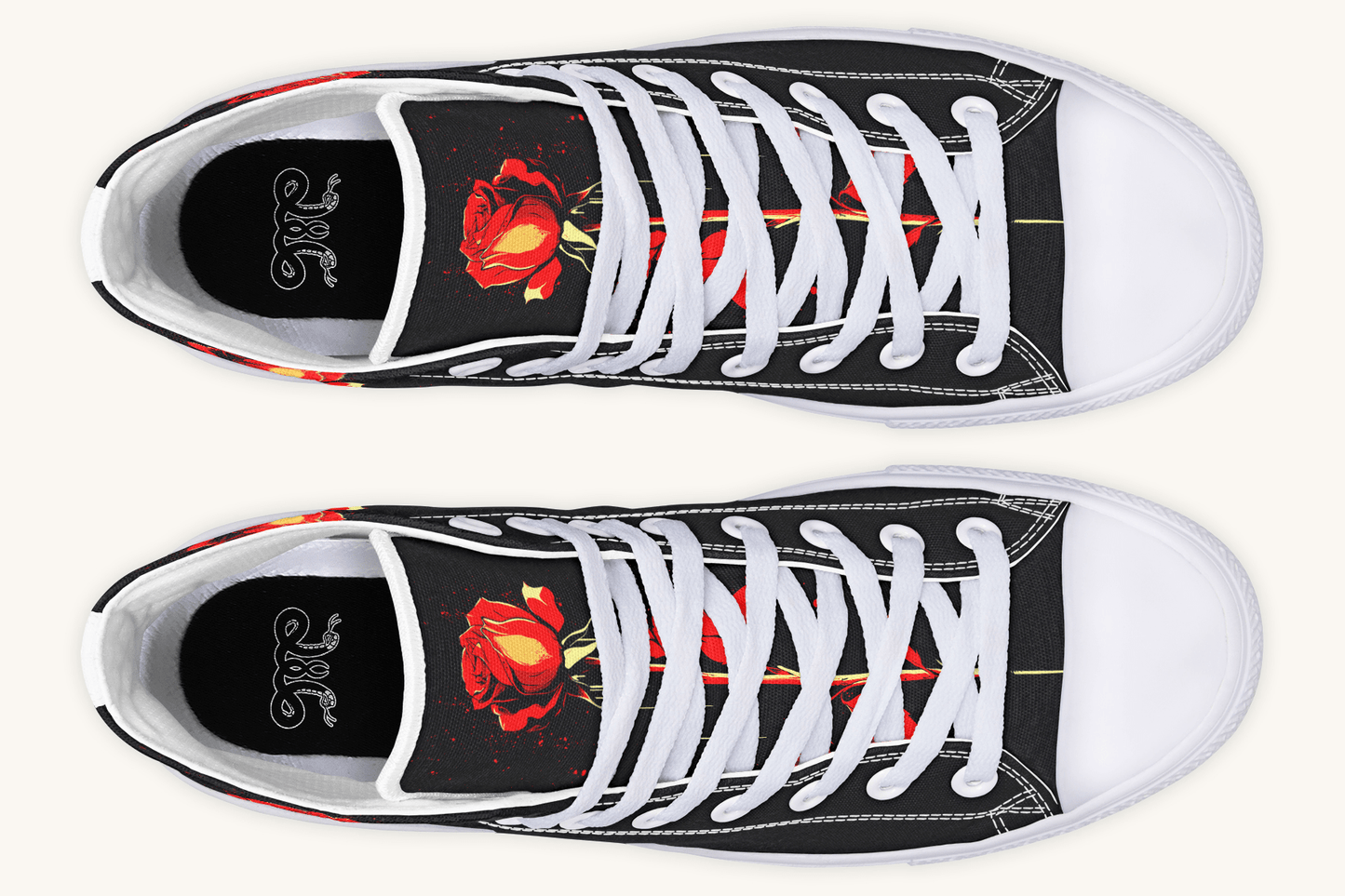 Bleeding Rose Hightops - Jaded Lament