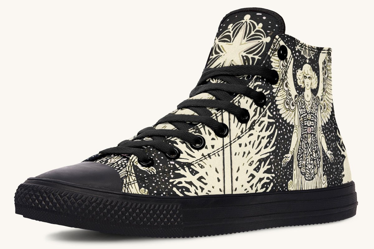 Call Upon the Star Cream Hightops - Jaded Lament