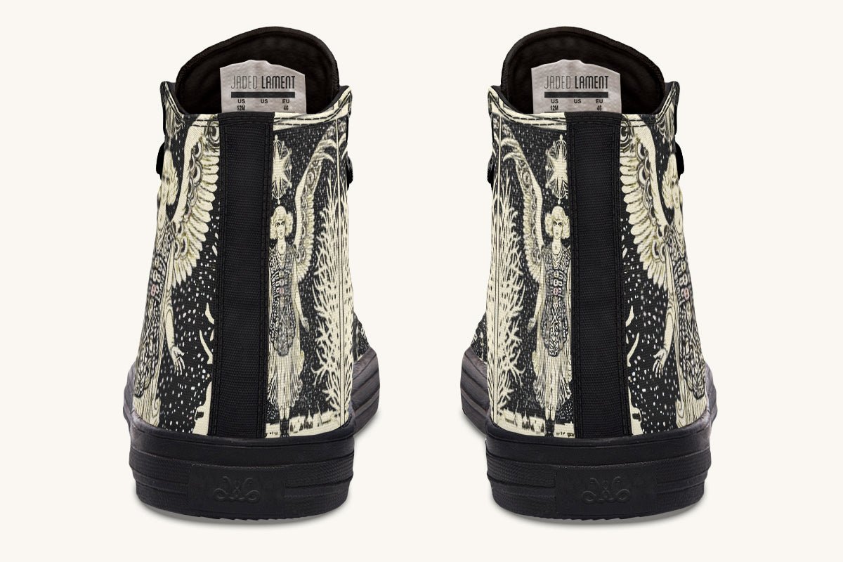 Call Upon the Star Cream Hightops - Jaded Lament